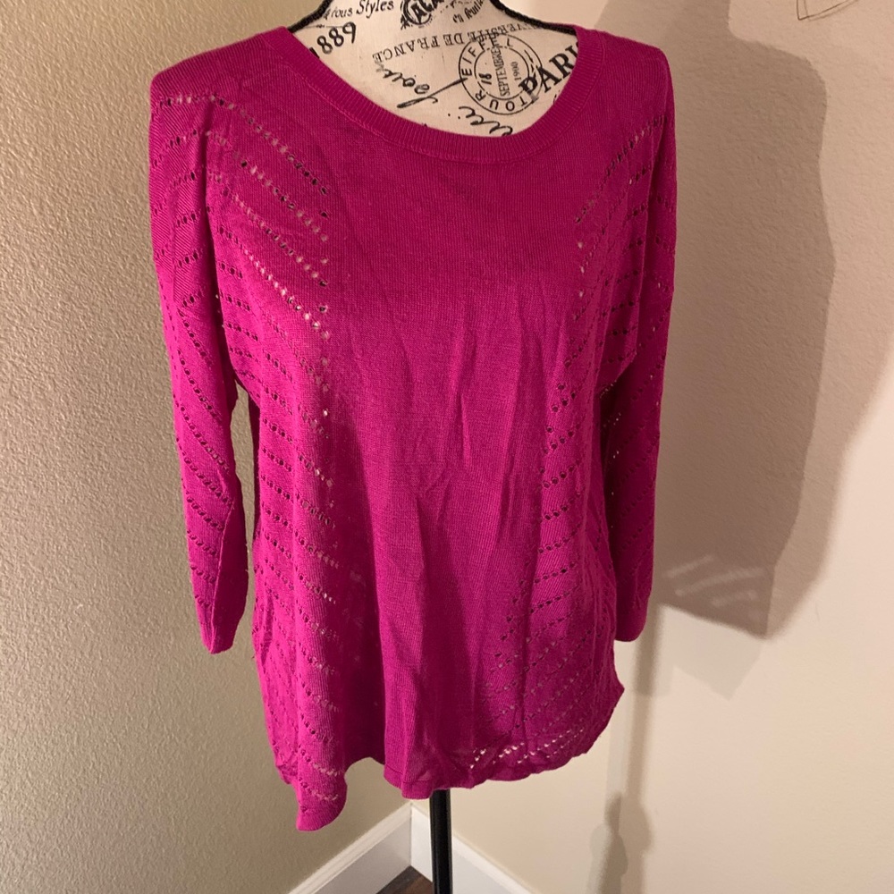 Cute Fuchsia Sweater